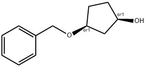 (1R,3S)-REL-3-(PHENYLMETHOXY)-CYCLOPENTANOL Struktur