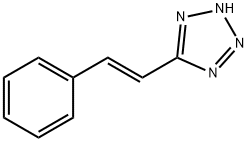 5-(beta-Styryl)-2H-1,2,3,4-tetrazole Struktur