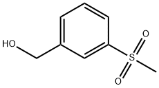 3-(Methylsulfonyl)benzyl Alcohol Struktur