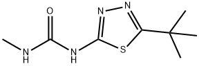 1-(5-tert-butyl-1,3,4-thiadiazol-2-yl)-3-methylurea Struktur