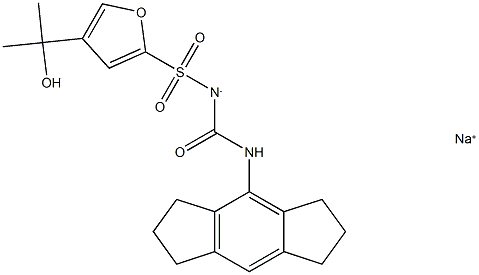 CRID3ナトリウム塩 化學構造式