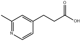 4-Pyridinepropionicacid,2-methyl-(8CI) Struktur