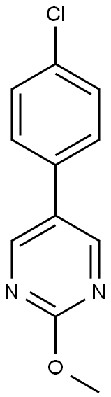 5-(4-chlorophenyl)-2-methoxypyrimidine Struktur