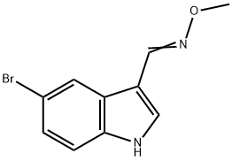 (E)-[(5-bromo-1H-indol-3-yl)methylidene](methoxy)amine Struktur