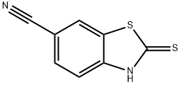 6-Benzothiazolecarbonitrile,2,3-dihydro-2-thioxo-(9CI) Struktur