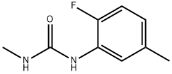 1-(2-fluoro-5-methylphenyl)-3-methylurea Struktur