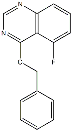 4-(benzyloxy)-5-fluoroquinazoline Struktur