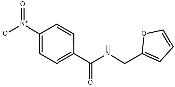 N-(2-furylmethyl)-4-nitrobenzamide Struktur