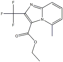 ethyl 5-methyl-2-(trifluoromethyl)imidazo[1,2-a]pyridine-3-carboxylate Struktur