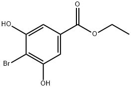 ETHYL 4-BROMO-3,5-DIHYDROXYBENZOATE Struktur