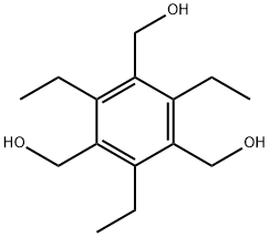 [2,4,6-triethyl-3,5-bis(hydroxymethyl)phenyl]methanol Struktur