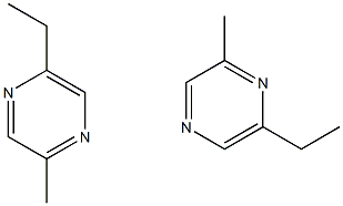 2-ethyl-5(or6)-methylpyrazine Structure