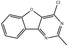 4-chloro-2-Methylbenzofuro<3,2-d>pyriMidine Struktur