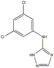 N-(3,5-dichlorophenyl)-1H-1,2,4-triazol-5-amine Struktur