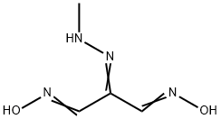 (Z)-N-[(2E,3E)-3-(hydroxyimino)-2-(2-methylhydrazin-1-ylidene)propylidene]hydroxylamine Struktur