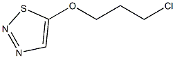 5-(3-chloropropoxy)-1,2,3-thiadiazole Struktur