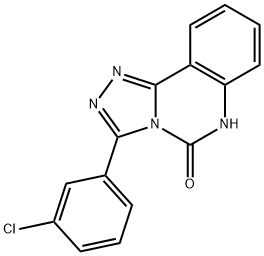 3-(3-chlorophenyl)[1,2,4]triazolo[4,3-c]quinazolin-5-ol Struktur