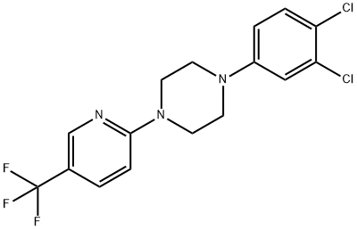 1-(3,4-dichlorophenyl)-4-[5-(trifluoromethyl)pyridin-2-yl]piperazine Struktur