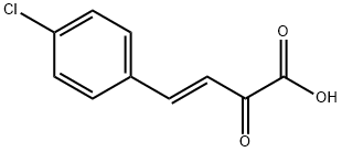 (3E)-4-(4-chlorophenyl)-2-oxobut-3-enoic acid Struktur