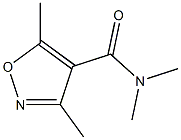 4-Isoxazolecarboxamide,N,N,3,5-tetramethyl-(9CI) Struktur