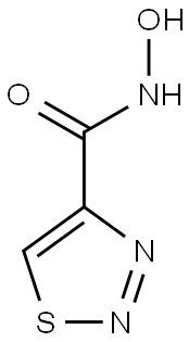 1,2,3-Thiadiazole-4-carboxamide,N-hydroxy-(9CI) Struktur