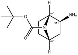 (1r,2s,4s)-rel-2-amino-7-boc-7-azabicyclo[2.2.1]heptane Struktur