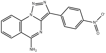 3-(4-nitrophenyl)[1,2,3]triazolo[1,5-a]quinazolin-5-amine Struktur