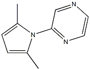 2-(2,5-dimethyl-1H-pyrrol-1-yl)pyrazine Struktur