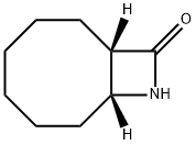 (1S,8R)-9-azabicyclo[6.2.0]decan-10-one Struktur