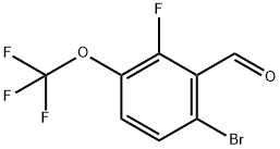 6-bromo-2-fluoro-3-(trifluoromethoxy)benzaldehyde