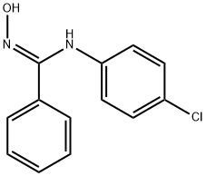 (Z)-N-(4-chlorophenyl)-N'-hydroxybenzenecarboximidamide Struktur