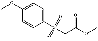 methyl 2-[(4-methoxybenzene)sulfonyl]acetate Struktur