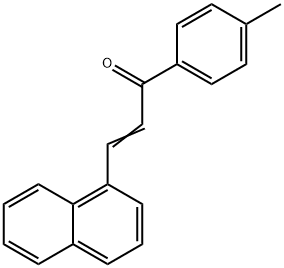 (2E)-1-(4-methylphenyl)-3-(naphthalen-1-yl)prop-2-en-1-one Struktur