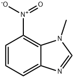 1H-Benzimidazole,1-methyl-7-nitro-(9CI) Struktur