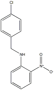 N-[(4-chlorophenyl)methyl]-2-nitroaniline Struktur