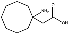 2-(1-aminocyclooctyl)acetic acid Struktur