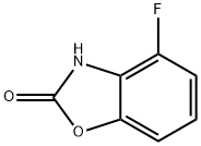 2(3H)-Benzoxazolone,4-fluoro-(9CI) Struktur