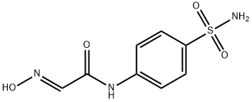 (2E)-2-(N-hydroxyimino)-N-(4-sulfamoylphenyl)acetamide Struktur