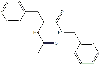 2-(acetylamino)-N-benzyl-3-phenylpropanamide Struktur