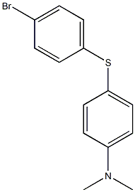 N-{4-[(4-bromophenyl)sulfanyl]phenyl}-N,N-dimethylamine Struktur