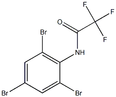 2,2,2-trifluoro-N-(2,4,6-tribromophenyl)acetamide Struktur