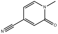 4-Pyridinecarbonitrile,1,2-dihydro-1-methyl-2-oxo-(9CI) Struktur