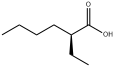 (2S)-2-Ethylhexanoic acid Struktur