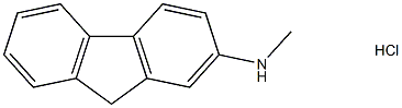 N-methyl-9H-fluoren-2-amine hydrochloride Struktur