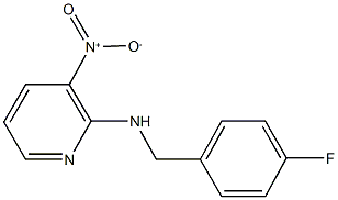 N-[(4-fluorophenyl)methyl]-3-nitropyridin-2-amine Struktur