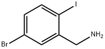 (5-bromo-2-iodophenyl)methanamine Struktur