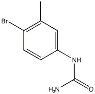 (4-bromo-3-methylphenyl)urea Struktur