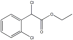 ethyl α-chloro-2-chlorophenylacetate Struktur