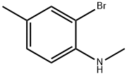 2-bromo-N,4-dimethylaniline Struktur