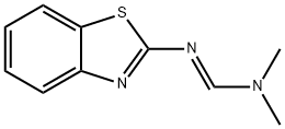 (E)-N'-(1,3-benzothiazol-2-yl)-N,N-dimethylmethanimidamide Struktur